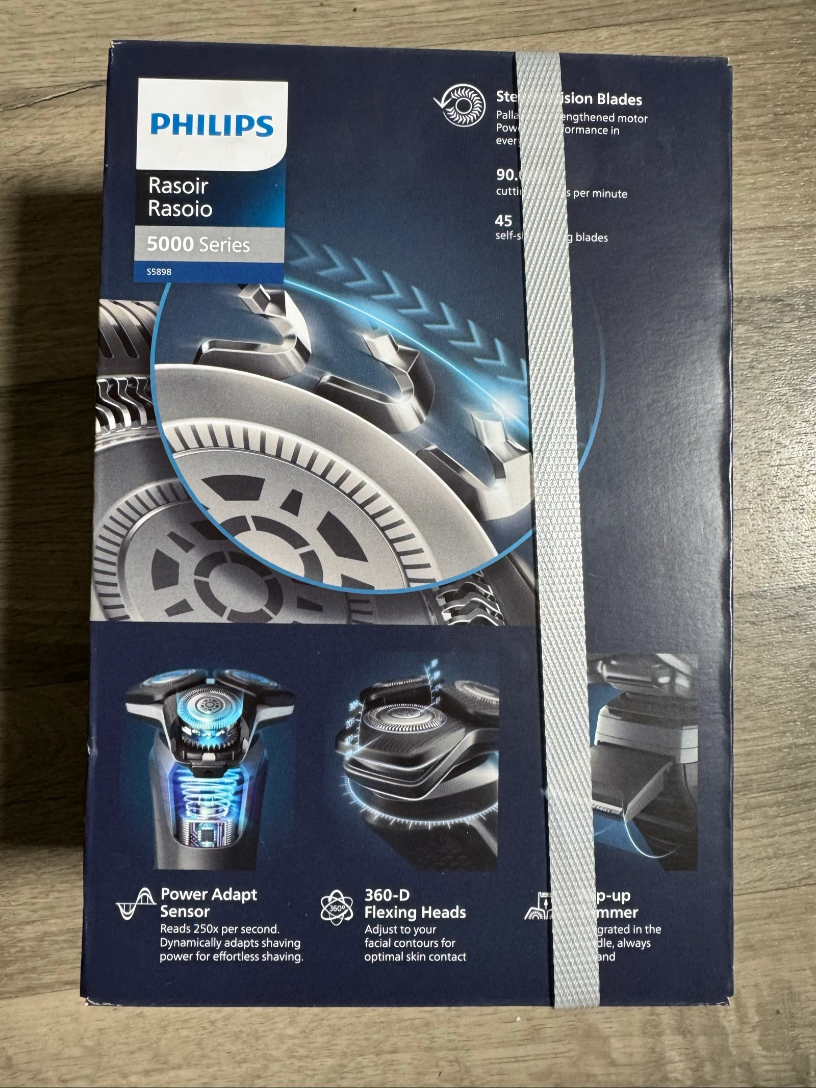 Rasoir électrique Philips Shaver Series 5000 S5898 SkinIQ – Neuf sous emballage – photo 2